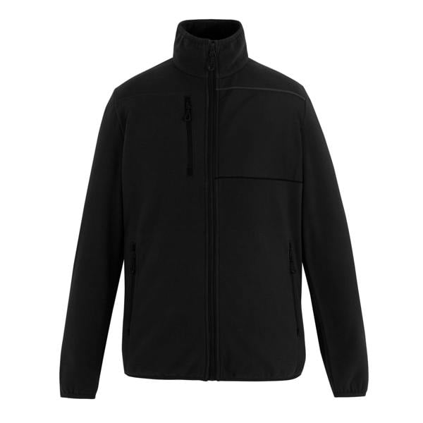 Regatta Mens Active Microfleece Printable Jacket - Black - 