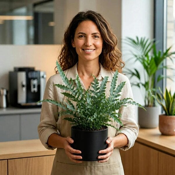 Phlebodium Blue Star Fern – Elegant Blue-Green Foliage Indoor Houseplant