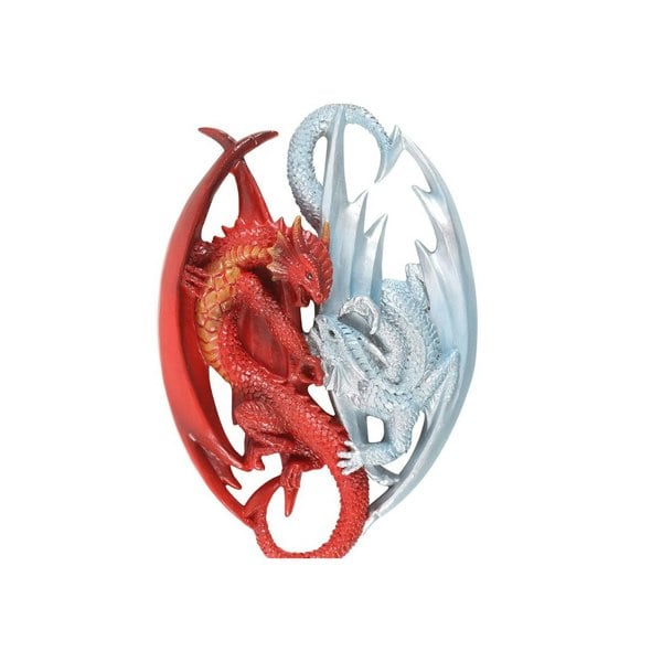 Serano Fire and Ice Dragon Hanging Ornament by Anne Stokes