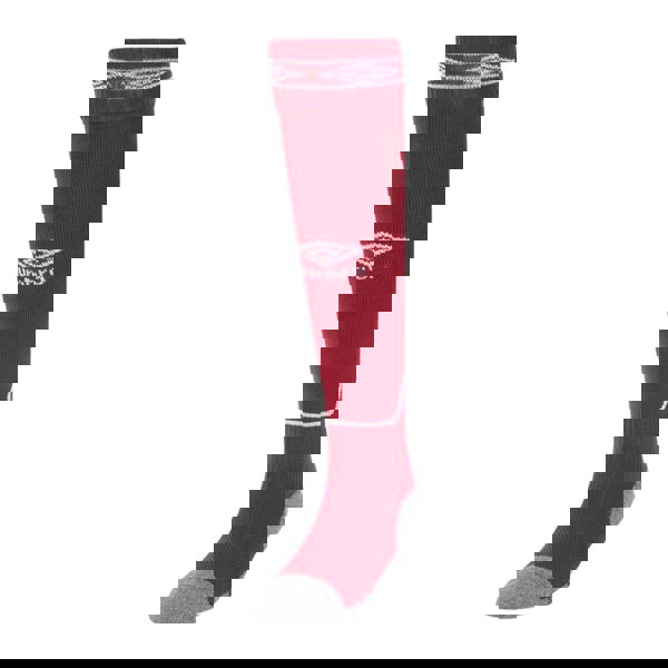 Umbro Childrens/Kids Diamond Football Socks - New Claret/White - 