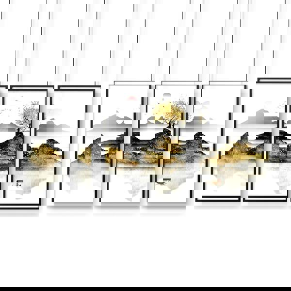 Japandi wall art | set of 3 framed wall art