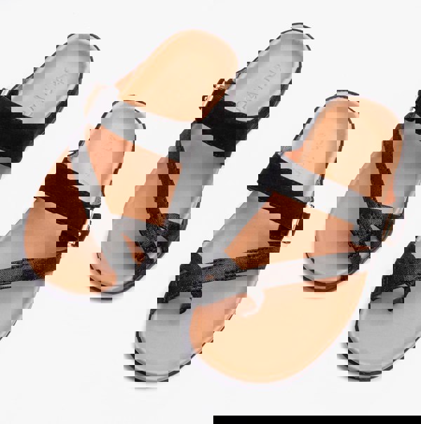 Strive NUSA Womens Strappy Sandals Black Velour