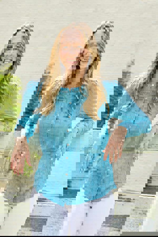 Mudflower Zig Zag Textured Shirt