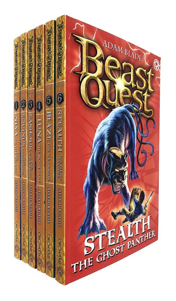 Orchard Books Beast Quest 6 Books Collection Set by Adam Blade (Series 4)