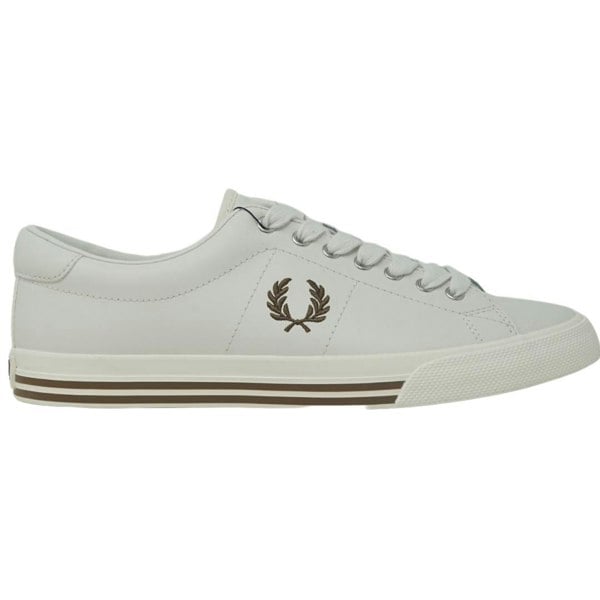 Fred Perry Underspin Leather Trainers - White