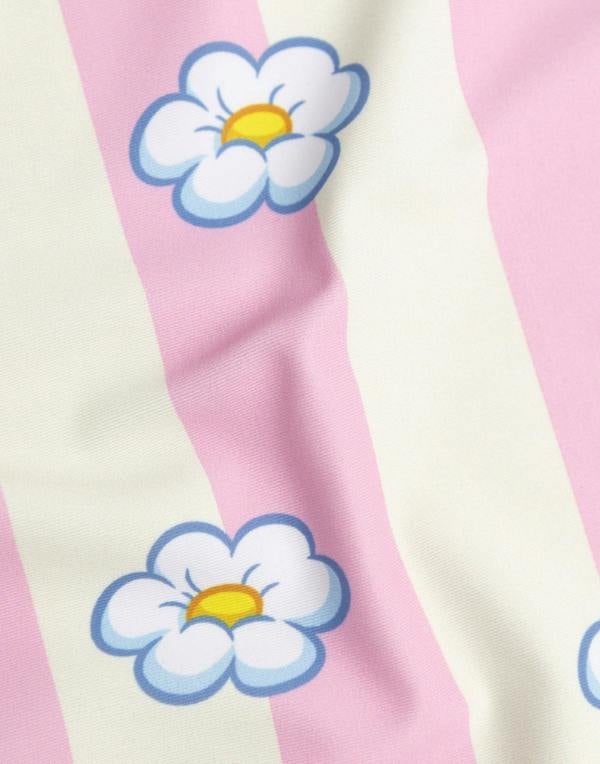 Vanilla Underground Paw Patrol Girls Pink Skye Flowers 1 Piece Swimming Costume