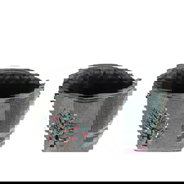 Earth Squared Country Tartan Tree Appliqué Makeup Cosmetic Bag