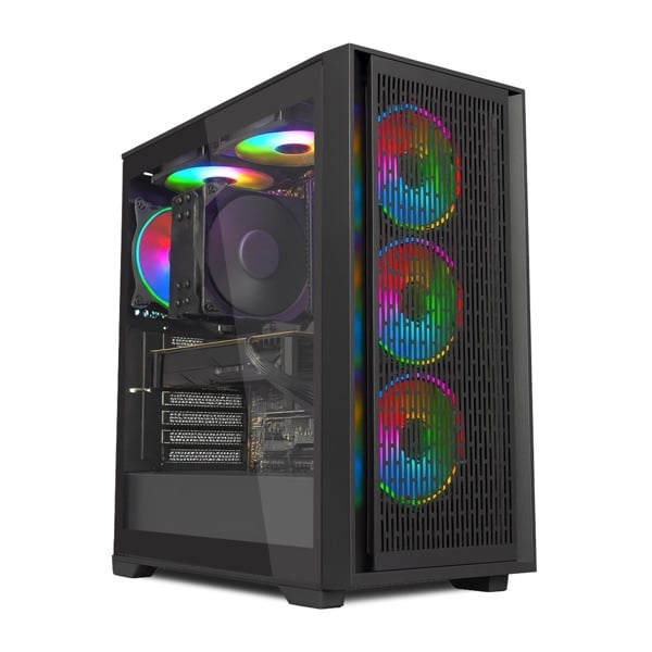 Punch Technology Versa Gaming PC, Radeon RX 9070 XT, AMD Ryzen 7 7700, 32GB RAM, 1TB SSD, Windows 11 Home