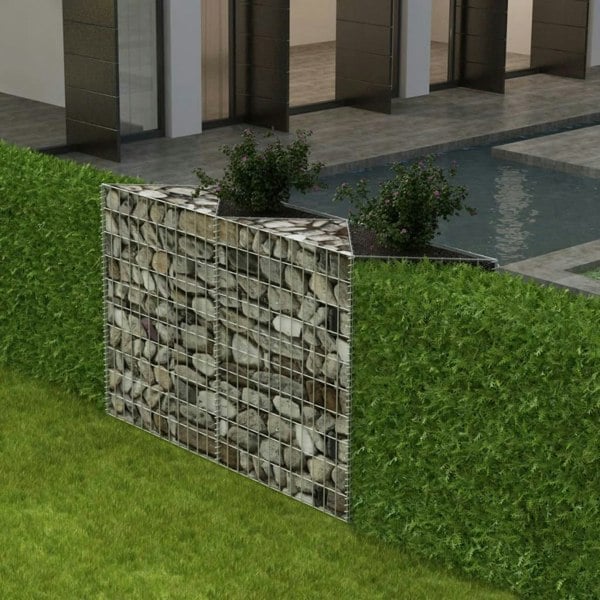 Berkfield Gabion Basket Galvanised Steel 120x30x100 cm