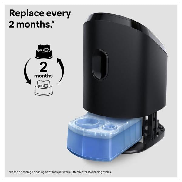 Braun 3in1 ShaverCare SmartCare Center Refill Cartridges, Hygienic Cleaning, 2 Pack