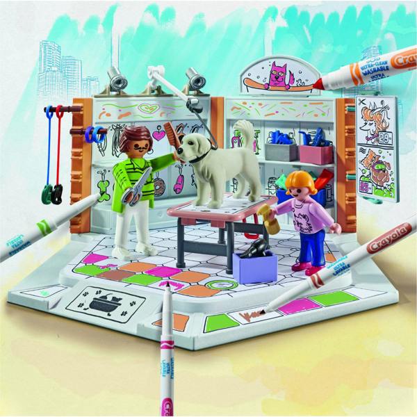 Playmobil Color Dog Salon - 71514 Playset