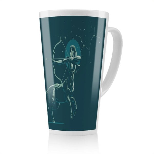 Benjamin Tate Design Zodiac Sagittarius Dining Latte Mug