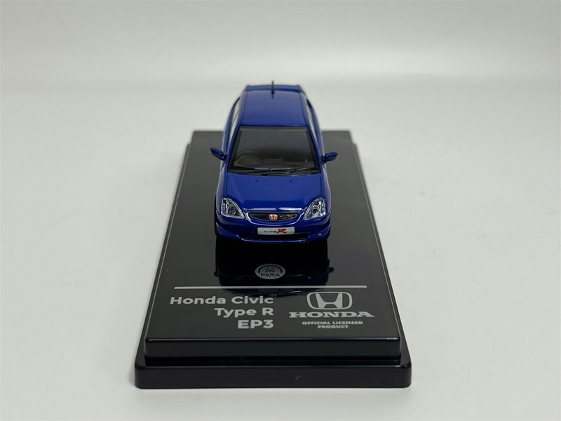 Paragon Honda Civic 2001 Type R EP3 Vivid Blue Pearl RHD 1:64 Paragon 65346