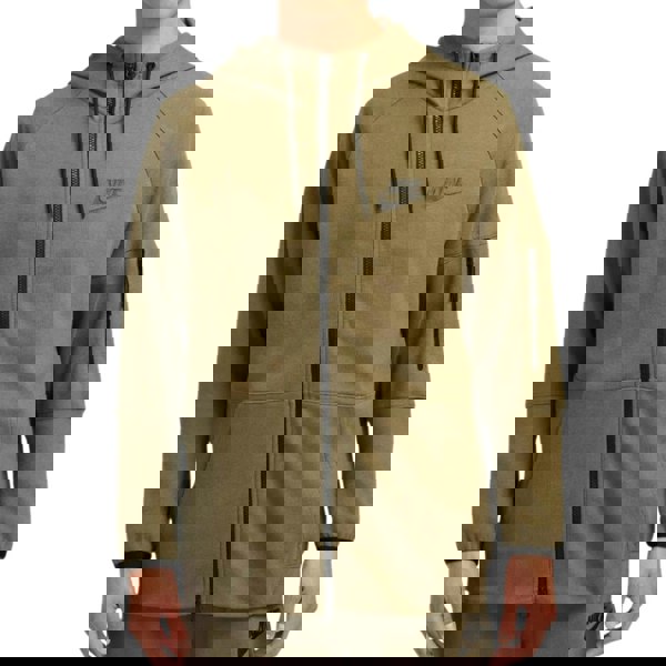 Nike Dd5284 222 Khaki Green Hooded Zip Top Mens XS