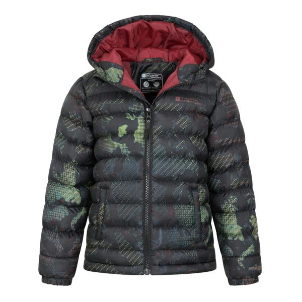 Mountain Warehouse Childrens/Kids Seasons Watercolour Padded Jacket - Jet Black - 