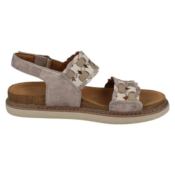 Clarks Ladies Clarks Woven Sandals Arwell Glide