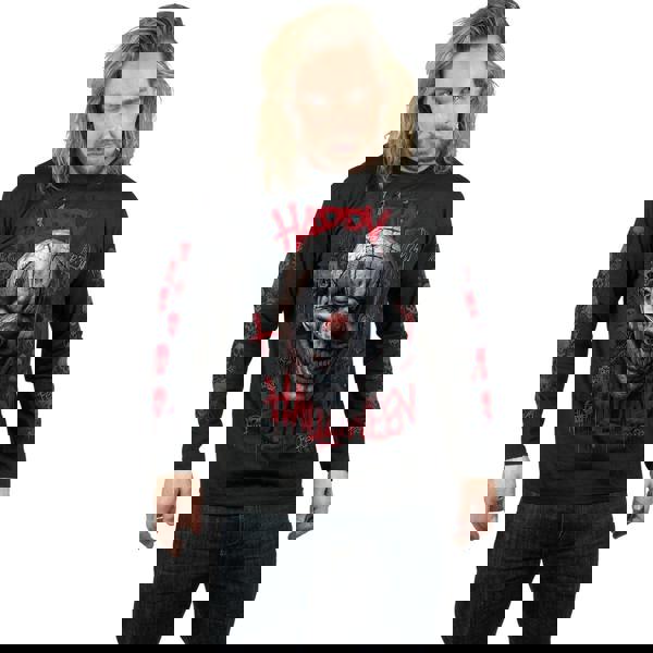 Spiral Direct HAPPY HORROWEEN - Longsleeve T-Shirt Black