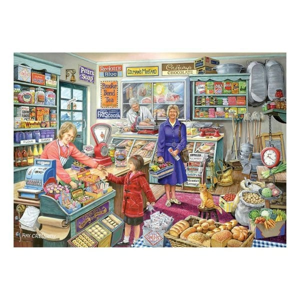 The House of Puzzles Pennies To Spend BIG 500 Piece Jigsaw Puzzle