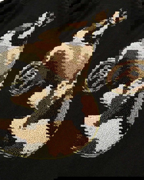 Money Chop Sig Camo Crew Sweat Black