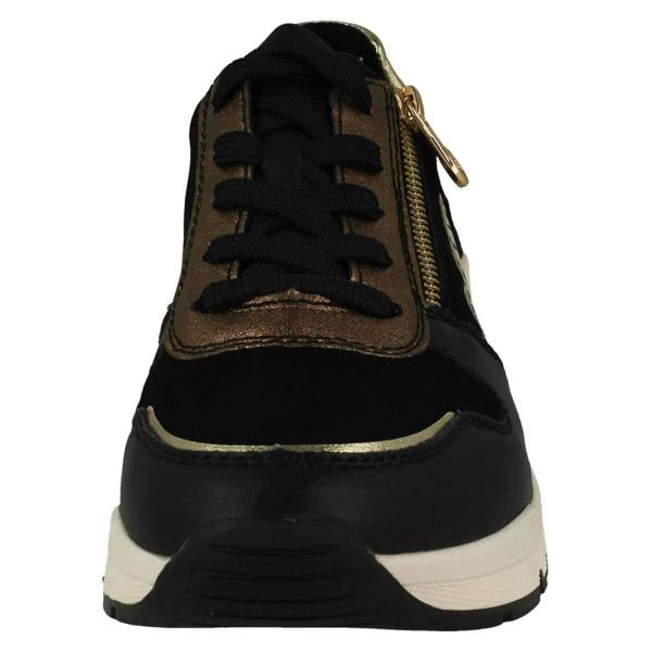 Rieker Womens Rieker Zip Up And Lace Up Trainer M6616