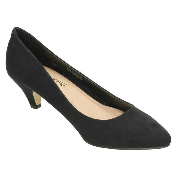 Anne Michelle Ladies Anne Michelle Mid Heel Pointed Toe Court Shoes