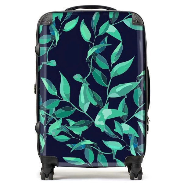 Warren Reed Delicate Green Foliage Suitcase