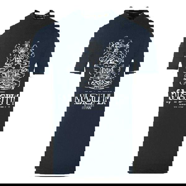 Aquascutum Mens London Aldis T-Shirt - Navy Blue