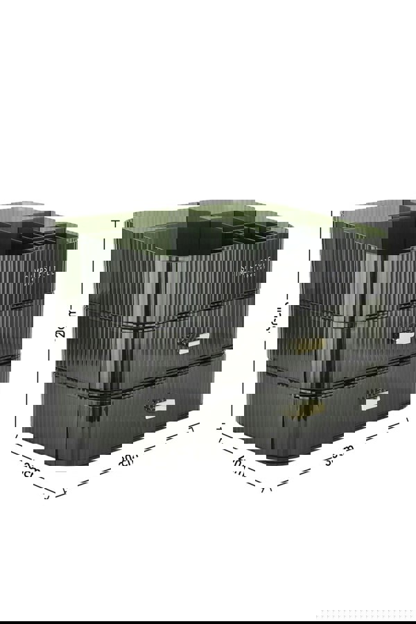 Living and Home Clear Desktop Makeup Organizer Cosmetic Case Storage Skincare Display Box with Drawers