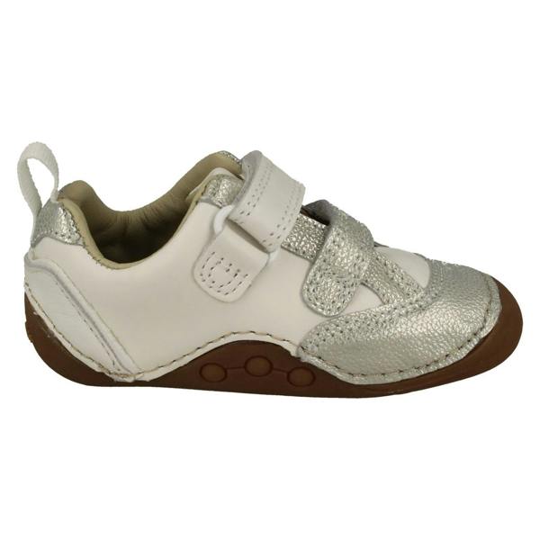 Clarks Childrens Clarks Casual Hook And Loop Strap Shoes Tiny Sky T