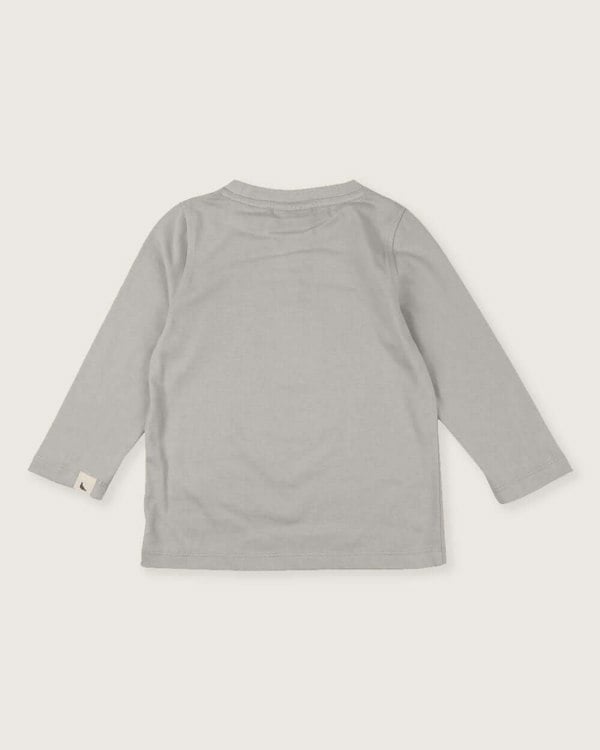 Grey Calm Slogan Print Top - image 6