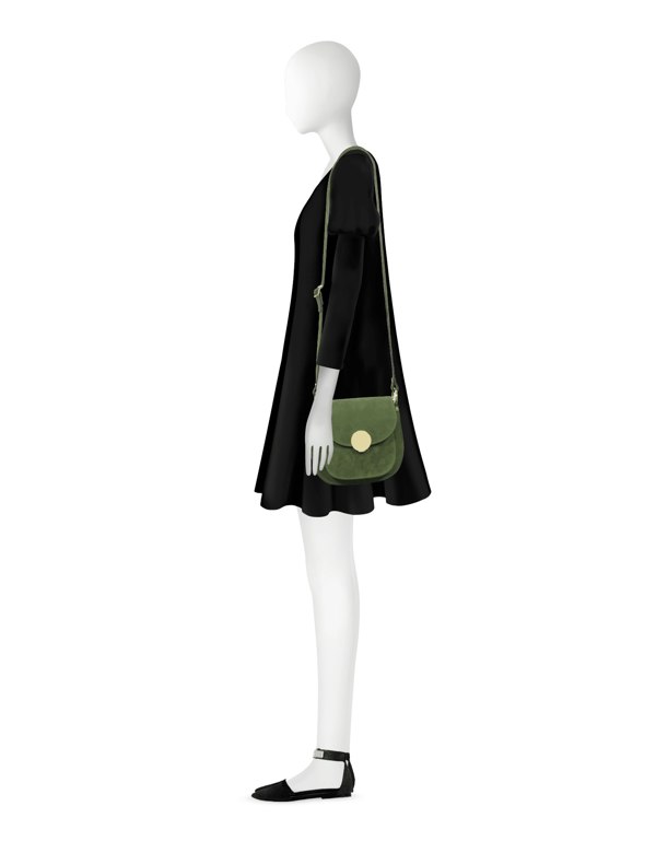 Le Parmentier Agave Shoulder Bag - Dark Green