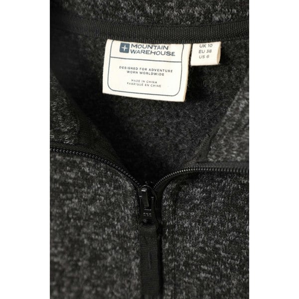 Mountain Warehouse Womens/Ladies Idris Panelled Fleece Jacket - Black