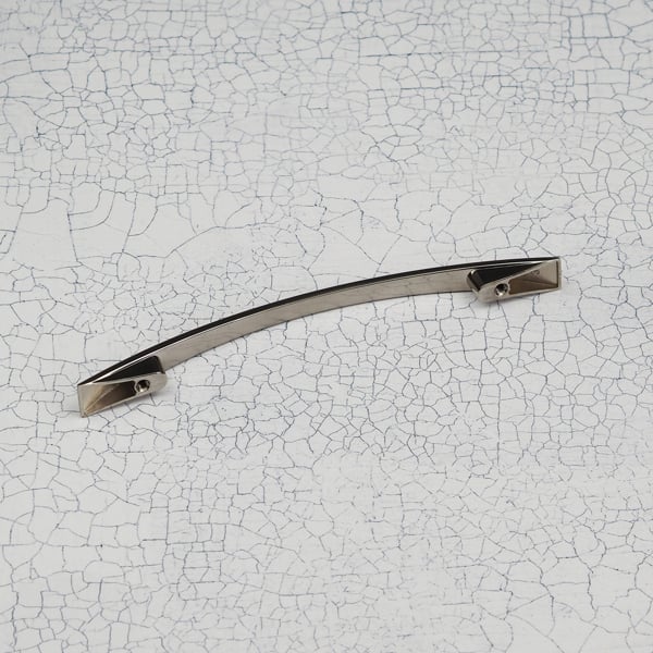 Handle & Home Brushed Nickel Bow Handles