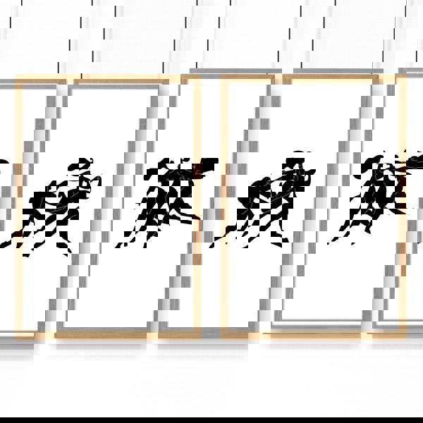 Art For Hallway | Set of 2 Boho Women Wall art Prints