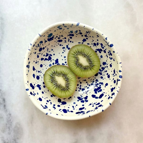 Hot Pottery Small Shallow Bowl Blueberry - New Shape *