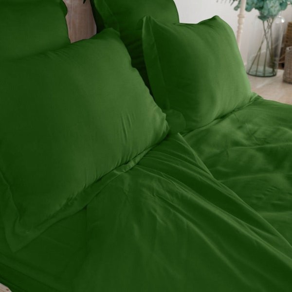 Ethical Bedding Sleepyhead Silk Pillow Set - Forest Green