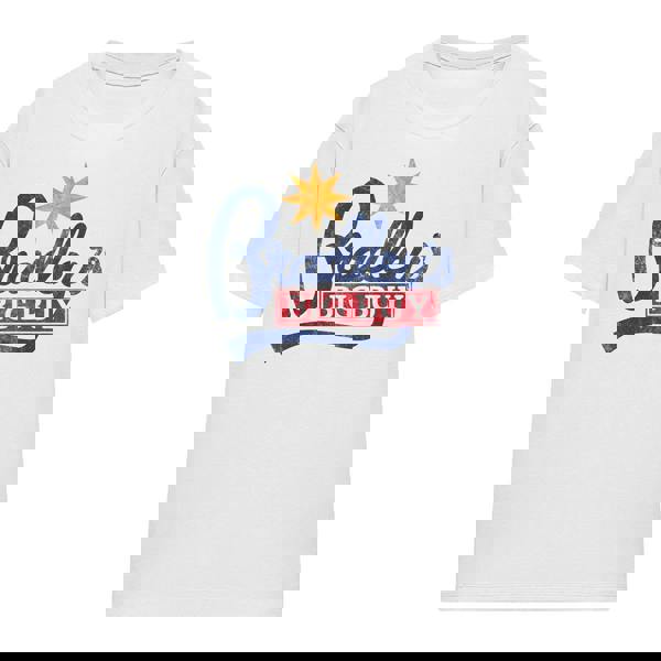 Stranger Things Womens/Ladies Bradley´s Big Buy Logo T-Shirt - White