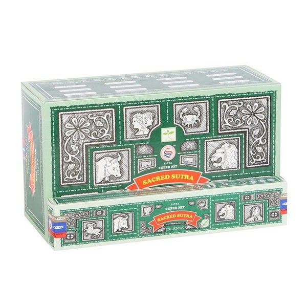 Serano 12 Packs of Superhit Sacred Sutra Incense Sticks by Satya