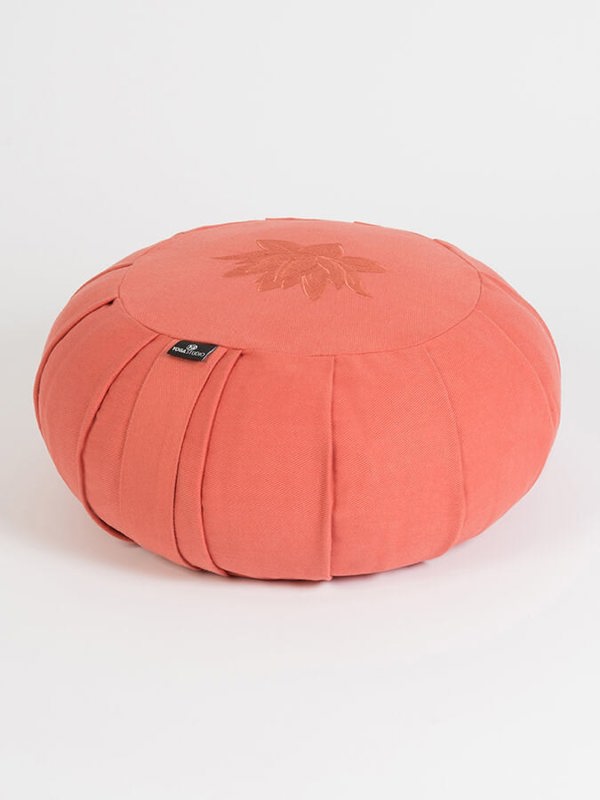 Yoga Studio GOTS Organic Cotton Round Lotus Zafu Buckwheat Cushion