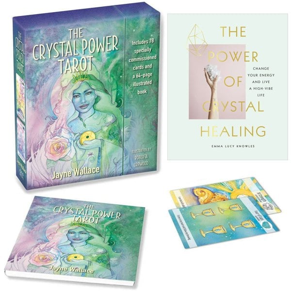 Power of Crystal Healing & Crystal Power Tarot Collection by Jayne Wallace & Emma Lucy Knowles