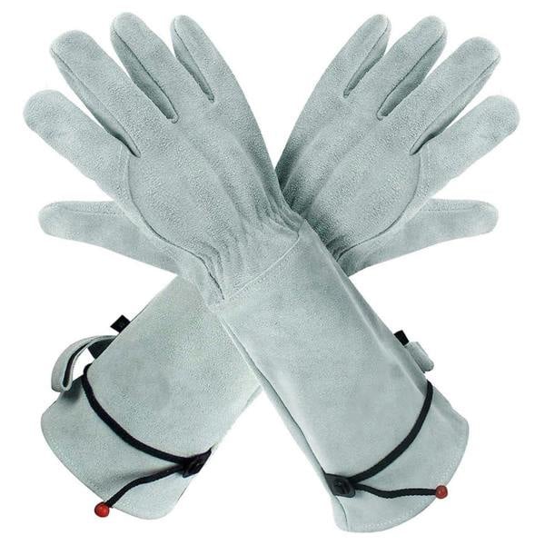 Leaper Long-sleeved Leather Gardening Gloves