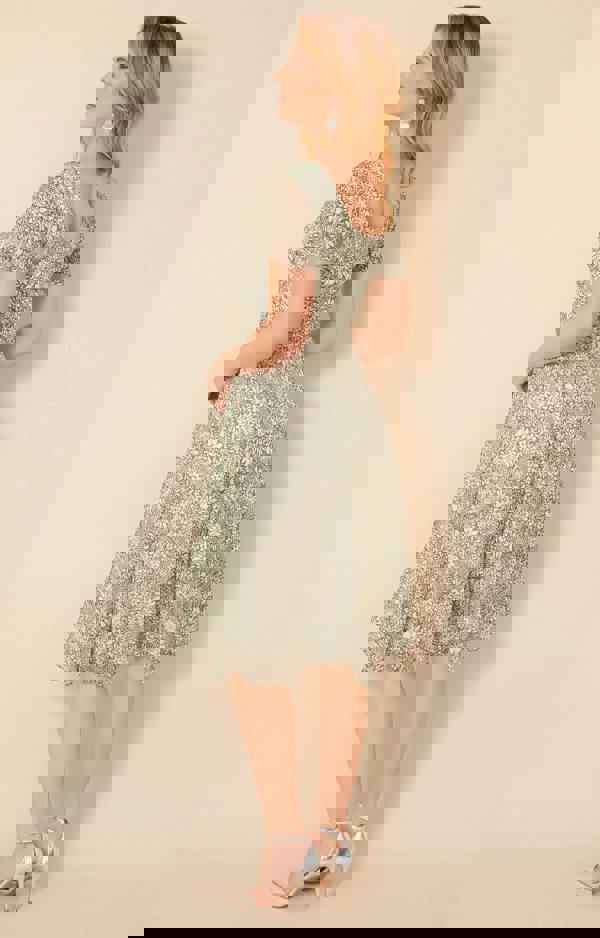 Alie Street London Miranda Dress - Botanical Green