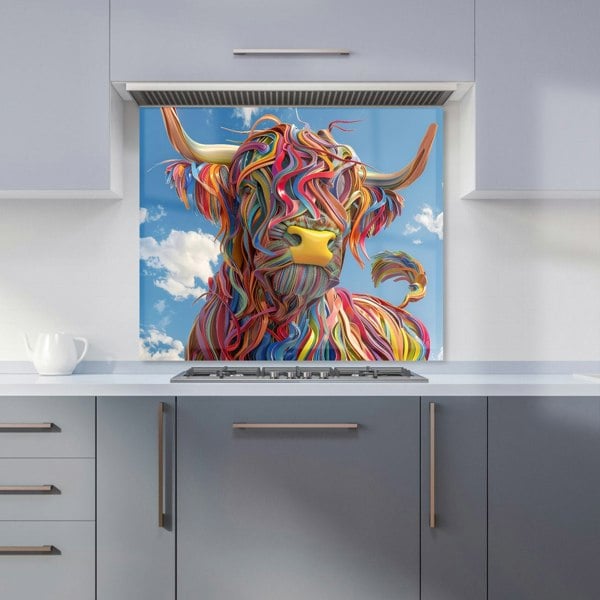 Warren Reed - Designer Twisted Colors of the Bull Kitchen Splashback