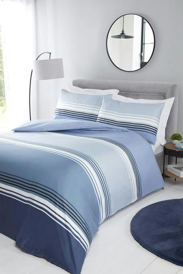 Chicago Blue Duvet Cover Set