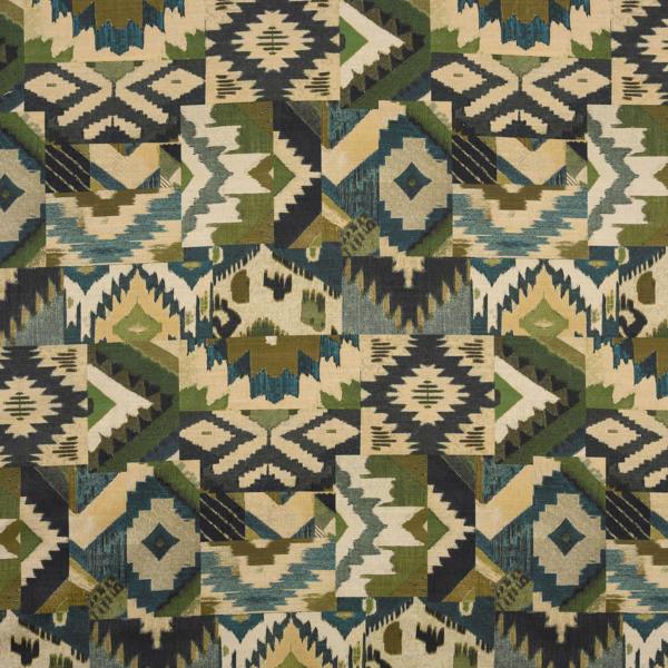 Camilo fabric close-up in Jade