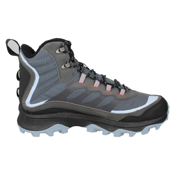 Merrell Mens Merrell Grip Vibram Sole Waterproof Ankle Boots Moab Speed Thermo Mid Wp