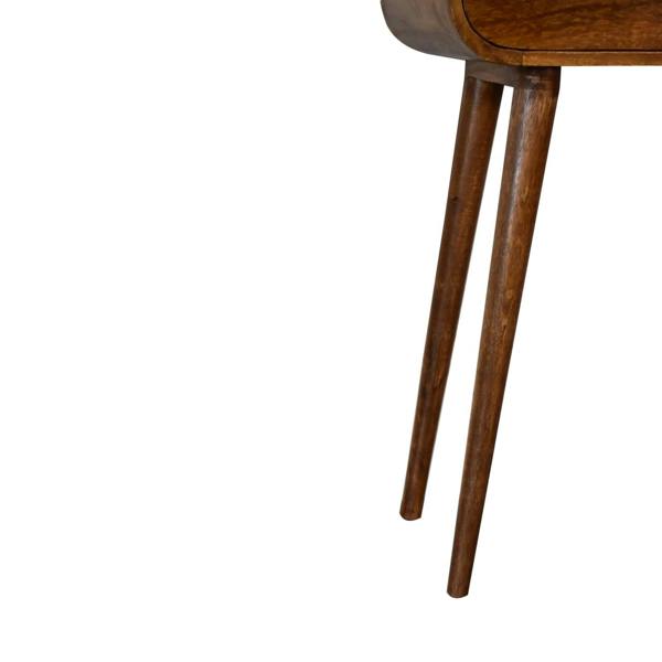 Artisan Furniture Solid Wood Chestnut London Mini Chestnut Console, 1 Drawer, Brown