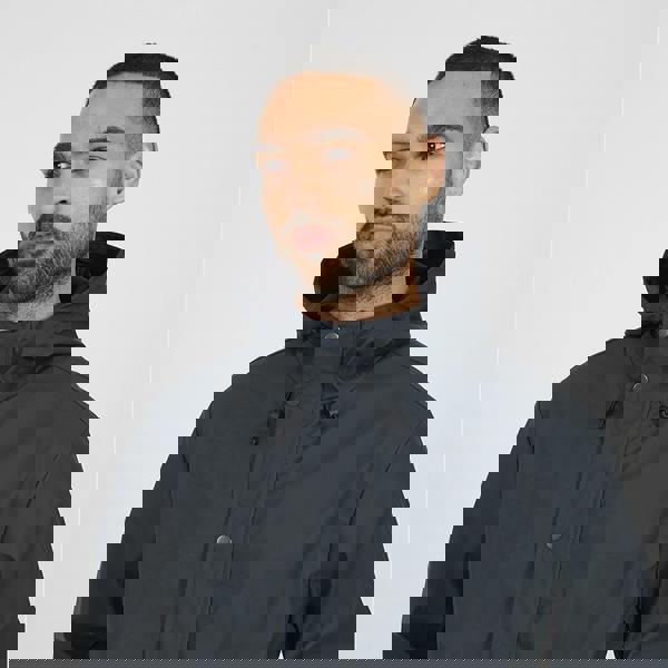 Brave Soul Khaki Rubberised Hooded Parka Style Jacket - Khaki Image 4