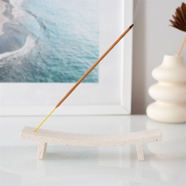 Serano Cream Speckle Incense Ash Catcher