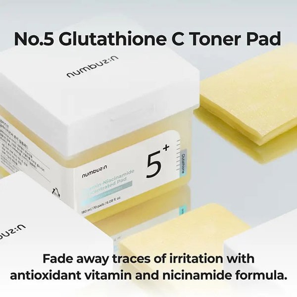 NUMBUZIN No. 5+ Vitamin-Niacinamide Concentrated Pad (70pads) 180ml